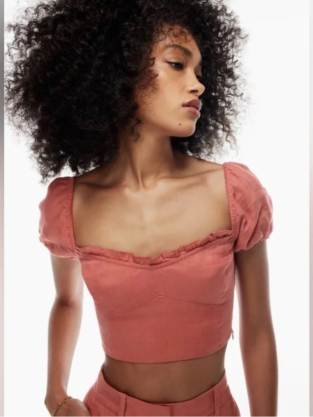 Aritzia Wilfred Wander Linen Blouse